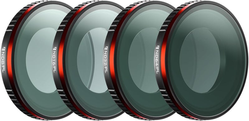 FreeWell مجموعة فلاتر يوم مشمس لـ Insta360 GO Ultra – ND8/PL، ND16/PL، ND32/PL و ND64/PL لفلاتر الاستقطاب والتحكم في الضوء في الظروف الساطعة - Image 1